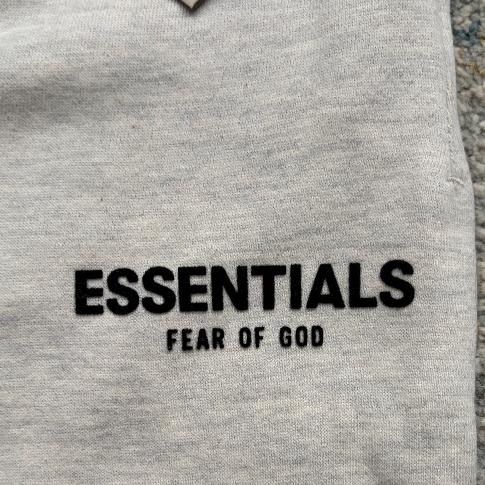 Essentials Fear Of God Relaxed Sweatpants Light Oatmeal Size M - Picture 4 of 6